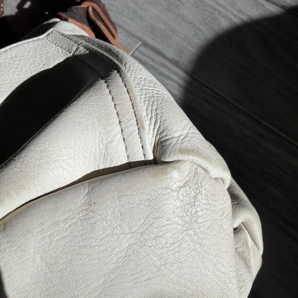 Tylie Malibu Cream Bucket Bag with Floral & Rhinestone Strap - Picture 3 of 7